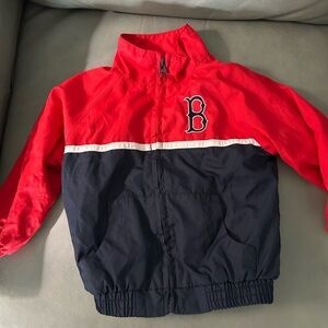 Kids Red and Blue Red Sox Jacket